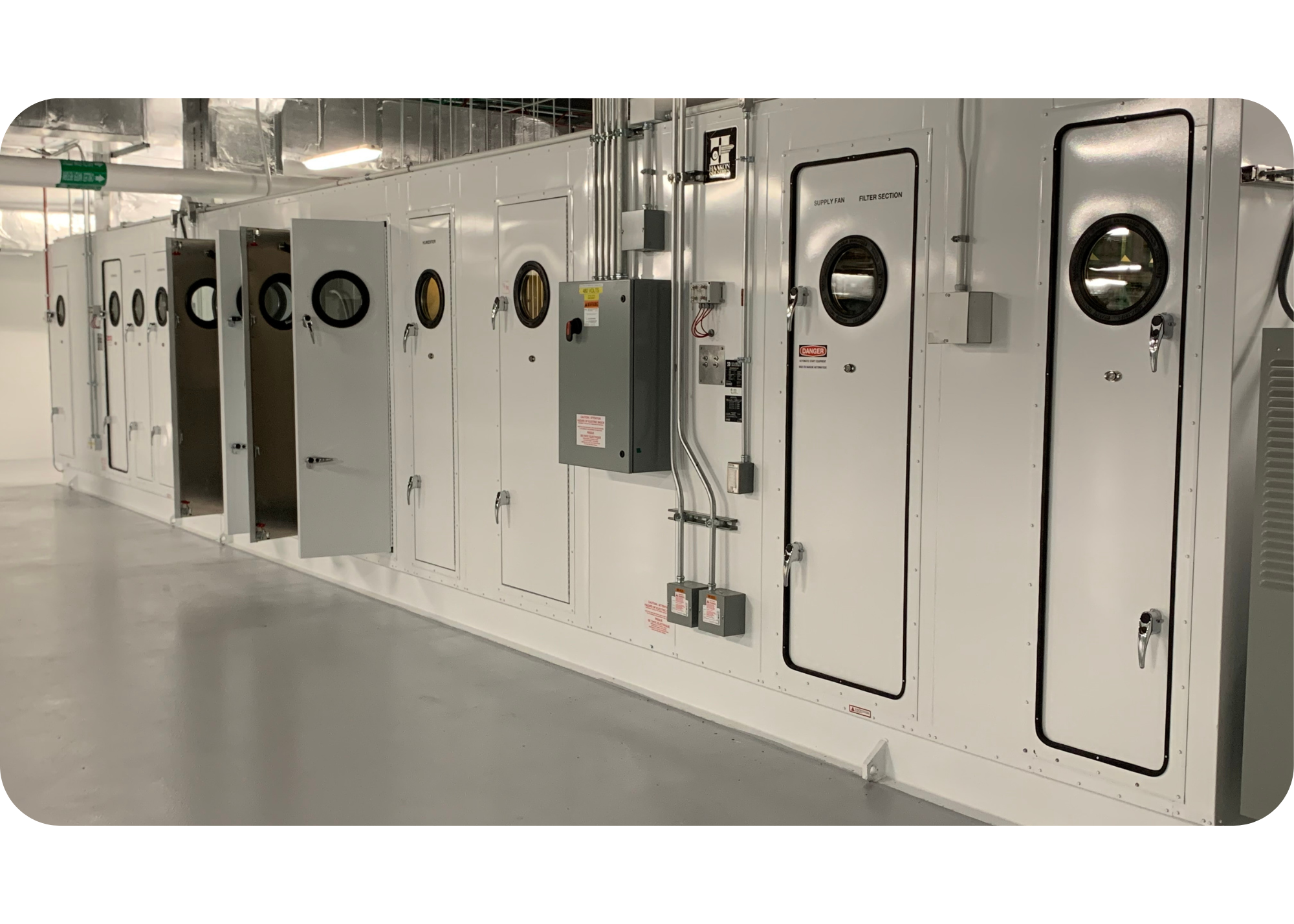 Haakon Casing Doors on a Custom Indoor Unit